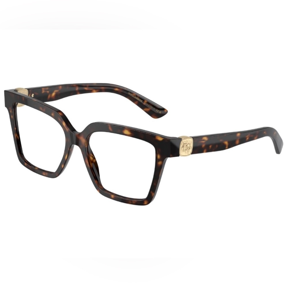 Dolce & Gabbana DG3395 3439 Women’s Eyeglass Frames – Tortoiseshell, Size 51 🤎🖤